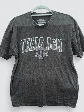 Texas A&M Short Sleeve Crew Tee - Charcoal